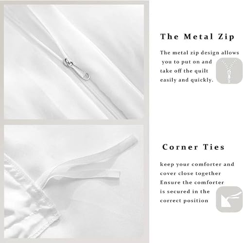 Housse de couette floral 220x240 de qualité supérieure en microfibre douce texturée - 7