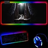 Mouse Pads Black Butler Computer Peripherals Extended RGB Led Lighting Keyboard Mat Gaming Mouse Pad...