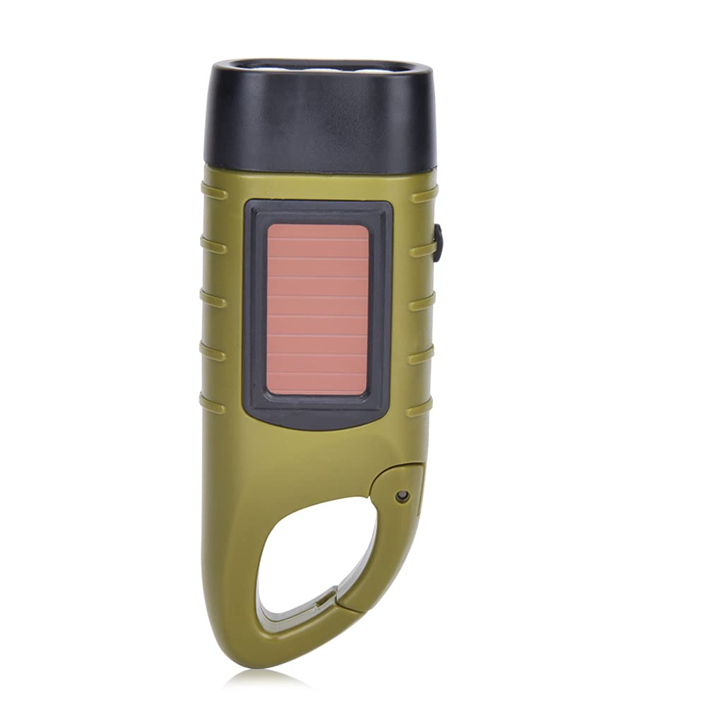 3 Stuks Opwindbare Zaklamp - Zaklamp - Led Knijpkat Met Dynamo Opwindbaar Noodpakket Bij Stroomuitval Mini Zaklamp Handmatig Oplaadbaar Opwindbare Zaklamp Met Zonnepaneel Handmatig En Zonne