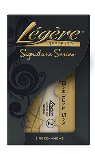 Légère Reeds - Baritone Saxophone Reed, Signature, Strength 3.25 (BSG3.25) - Premium Synthetic Woodwind Reed