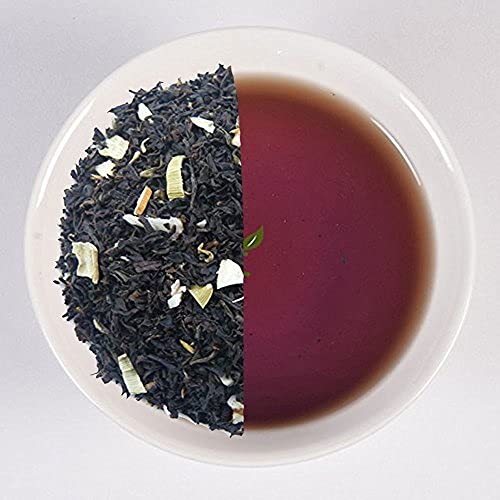 Image of Siyacha Tea Almond, Cardamom Tea (Elaichi Badam Flavour), 100 Grams, 100% Natural Ingredients Beverage, Whole Leaf Chai Patti, Healthy Blend, Makes 50 Cups