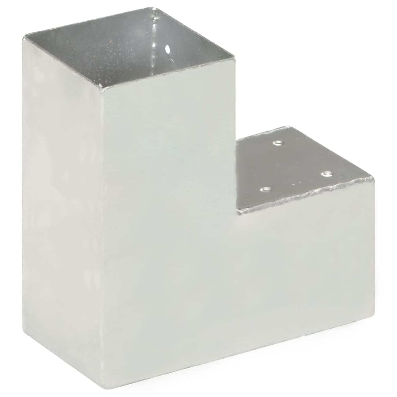 Conectores de Postes en L 4 uds Metal galvanizado 91x91 mm, Anclajes, Postes, Connex - SPU:145470