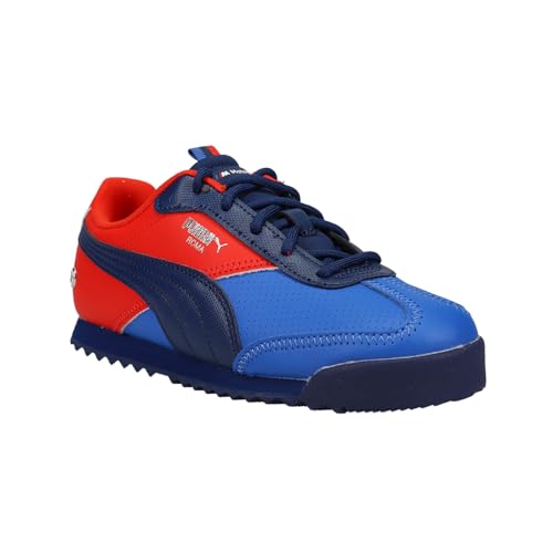 PUMA Kids Boys BMW MMS Roma Via Lace Up Sneakers Shoes Casual - Blue - Size 3 M2