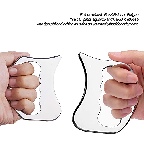 Image of FeelFree Sport Stainless Steel Gua Sha Tools-Massage Scraping Tool for Soft Tissue Mobilization,Physical Therapy for Back, Legs, Arms