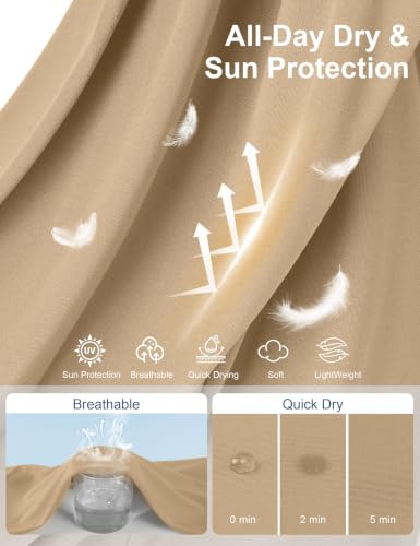 Image of FISHEAL Men's UPF 50+ Sun Protection Fishing Hoodie, Long Sleeve UV Shirts with Mask, Quick Dry Hooded for Outdoor Beach