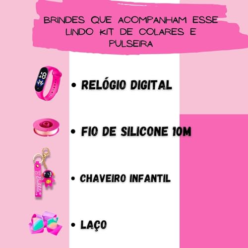 Kit 2 Maleta 7000 Mil Miçangas Para Montar Pulseiras e Colares presente natal, dias criancas e anive