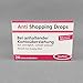 Produktbild Anti Shopping Drops Scherztabletten 1 Packungen a 22g Bei anhaltender Kontoüberziehung