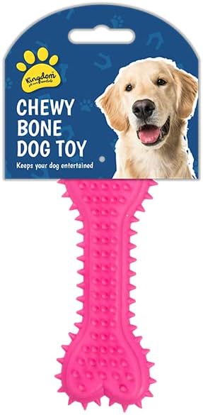 GEM IMPORTS LTDDog/puppies Chewy Rubber Toy, Durable, Non toxic, Bite resistant, Tooth cleaning, Entertaining pet toy, Pet gift