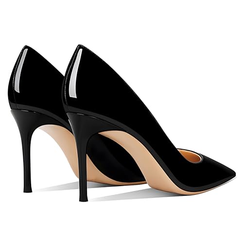 Image of Women's Pointed Toe Stiletto High Heel Pumps 3.15IN Slip-On Party Wedding Evening Shoes
