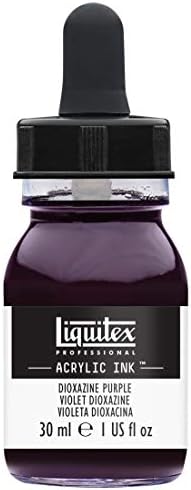 Liquitex 4260320 liquid Professional Acrylic Paints - Ink, Indian ink, 30 ml, highly pigmented airbrush paint, Prussian blue hue