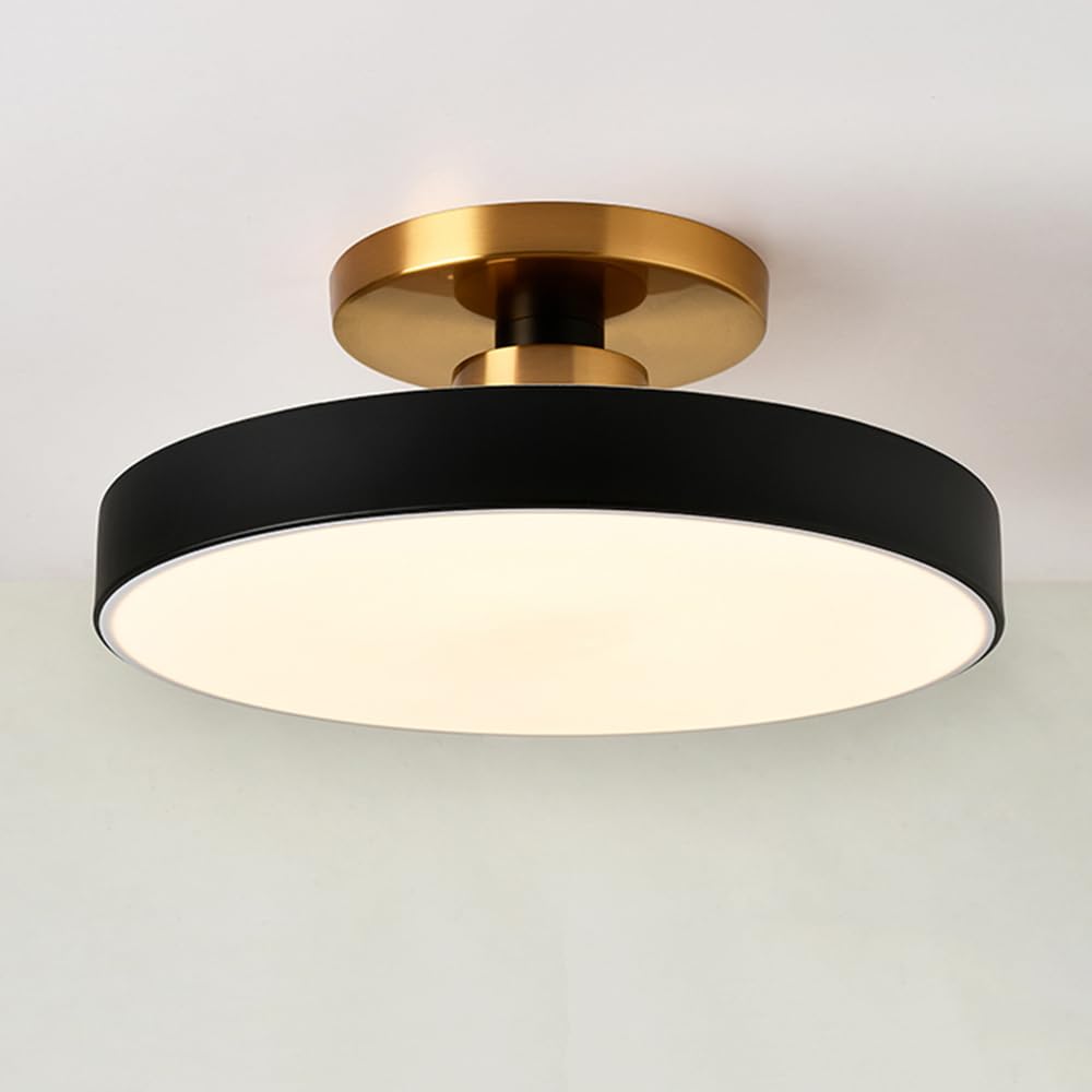 Éclairage de plafond contre les zones sombres : le plafonnier LED rond idéal pour votre entrée