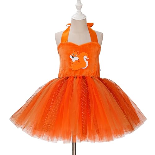 Kids Girls Velvet Tutu Dress Cute Animal Graphic Mesh Skirt Sleeveless Halter A-Line Dresses Birthday Party Outfit3