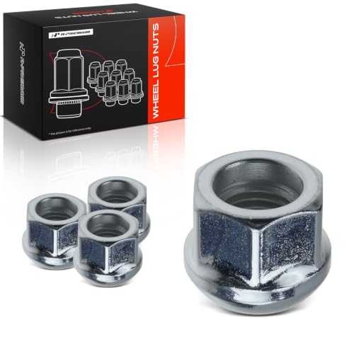 Image of A-Premium One Wheel M12-1.50 Wheel Lug Nuts, Set of 4 | Compatible with Acura CL Integra Legend Vigor & Honda Accord Civic CivideSol CRX Fit Insight Prelude