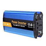 QWEYHNGMO Pure Sine Wave Car Inverter 12v24v 1200W Solar Home High Power Charger Converter