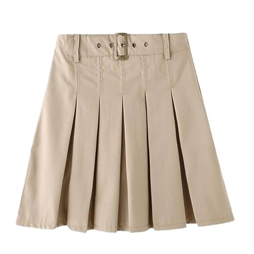 Jupe plissée fille en coton respirant avec short intégré pour le sport et l'école de 5 à 15 ans
