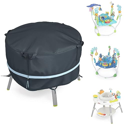 Image of WJYZHM Activity Center Dust Cover (Cover Only)Jumperoo Activity Center Cover.Fixed Activity Center.Waterproof Dustproof.Measures 34"Dx19"H