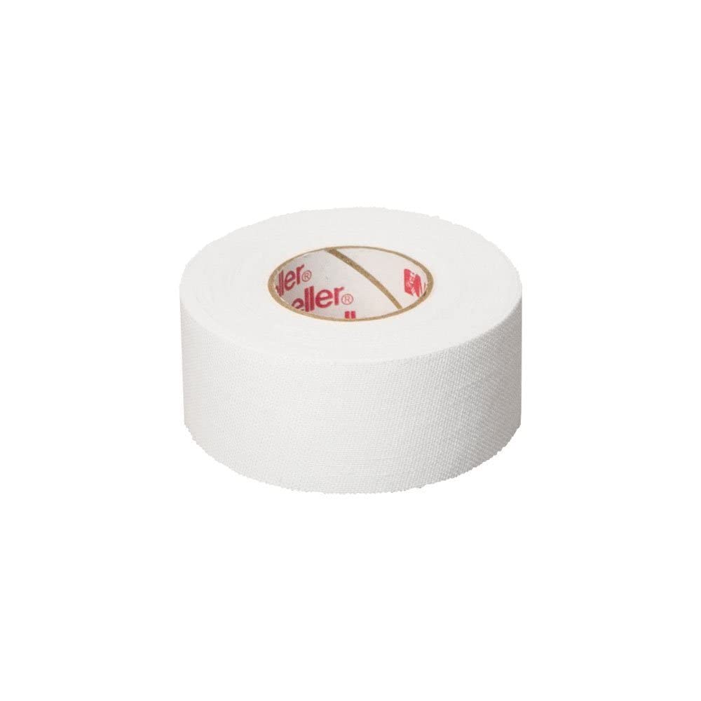 MTape Zinc Oxide Sports Tape – White – 2.5cm x 9.1m Roll – Cotton Athletic Strapping Tape for Support, Compression & Joint Immobilisation – Water Resistant – Sports Medicine & Physio Use