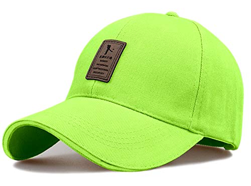 Image of solid plain unisex cotton caps free size adjustable casual look stylish cap