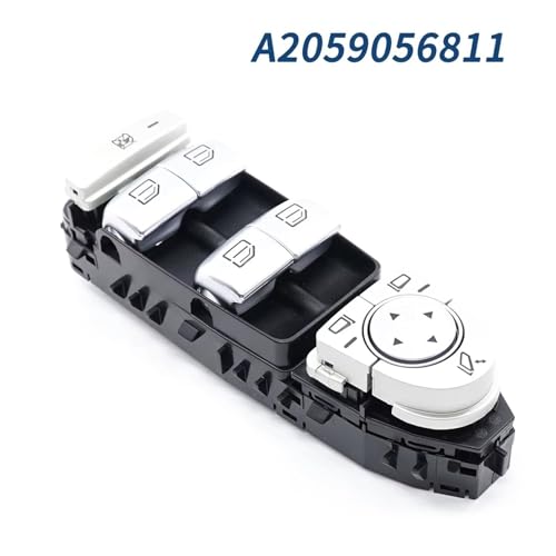 Interrupteur vitre électrique Benz C 350 E Base A2059056811 noir
