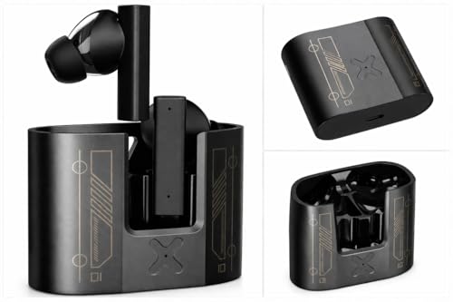 Image of Buds Marine TWS Earbuds | ANC Noise Cancellation | 13mm Driver | 35H Battery | BT 5.3 | ENC Mic | Alloy Case Design (Black)