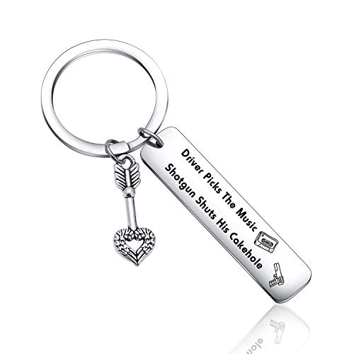 Supernatural Fan Keychain Supernatural Keychain Inspirational Keychain Inspirational Gift Music Lover Gift Best Friend Keychain Coworker Gift Driver Keyring New Car Keychain (Supernatural Keyring)