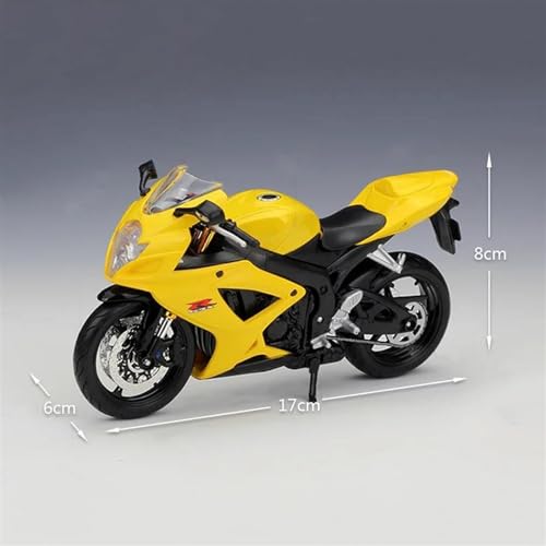 Modelo motocicleta aleación 1:12 para Suzuki GSXR 600 miniatura 2