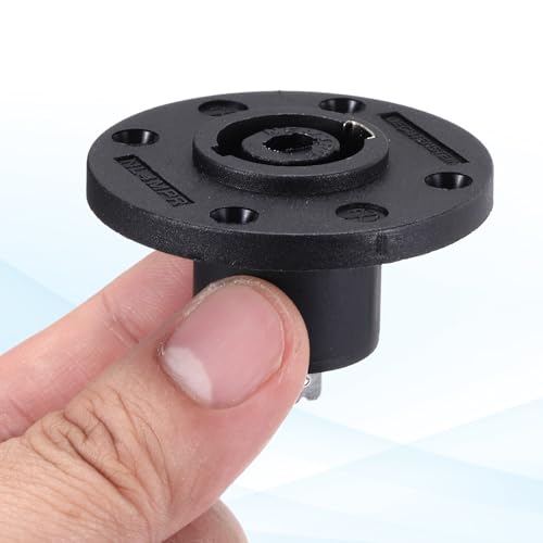 MECCANIXITY 2 piezas conector hembra XLR panel miniatura 4