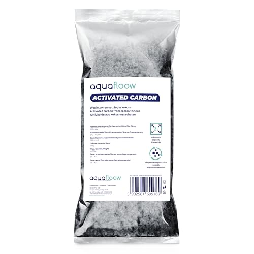 Carbón activado granulado de 2 litros de cáscara de coco para tratamiento de agua | utilizado en destilación | Filtros de agua, sistemas de filtración y acuarelas