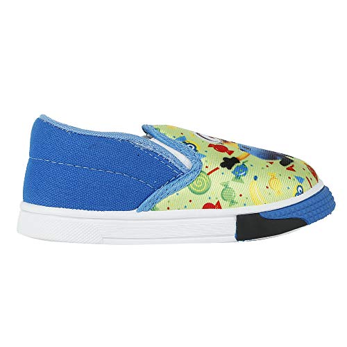 Image of Kids Boys Minions Printed Slipon Blue Shoes
