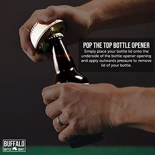 Stainless Steel Baseball Bottle Opener, Beer Bottle Opener Made From Real Leather Baseball, Magnetic Bottle Opener & Cap Catcher, Baseball Coach Gifts For Men, Baseball Gifts #TOP5