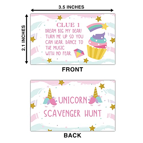 Juego de cartas para búsqueda del tesoro de cumpleaños miniatura 3