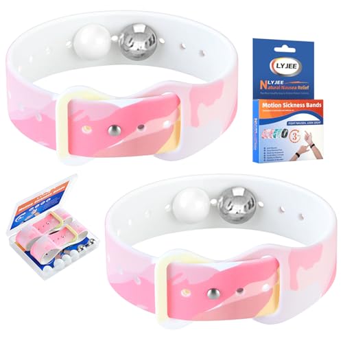 LYJEE Motion Sickness Bands Sea Sickness Wristbands