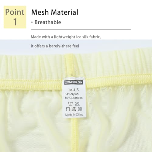 Mens Mesh See Through Pajama Bottoms Sexy Sheer Tranparent Long Sleep Lounge Pants for Male2