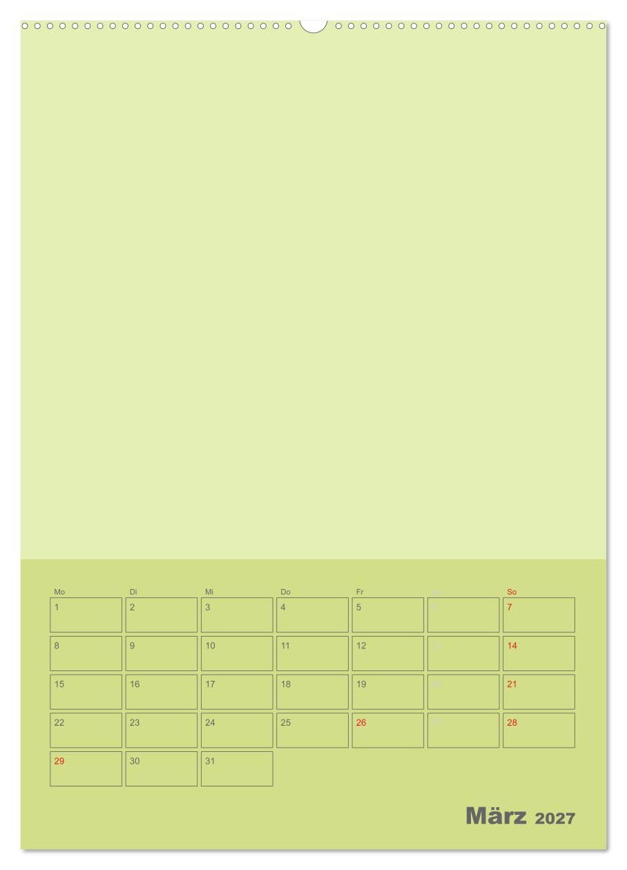 CALVENDO - Bastel Terminkalender (Wandkalender 2027 DIN A2 hoch), Monatskalender: Termine haben wir alle! Dieser Bastel Kalender bietet die Möglichkeit ihn selbst zu Gestallten und Ihren Kreativen Ide