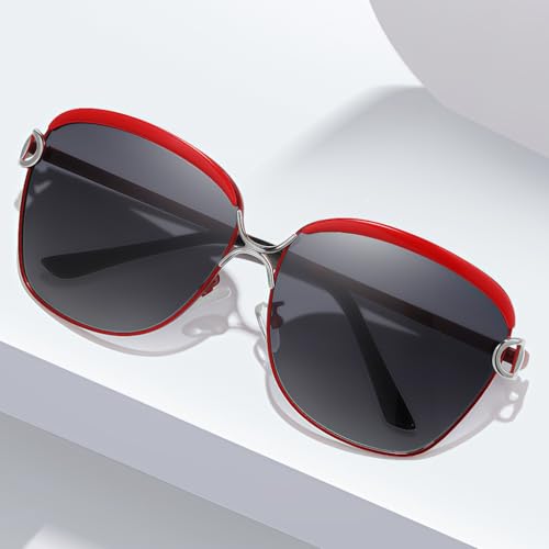 ICARA Classic Oversized Polarized Bifocal Reading Sunglasses for Women Composite TR90 UV 400 Protection Fashion Retro Eyewear4
