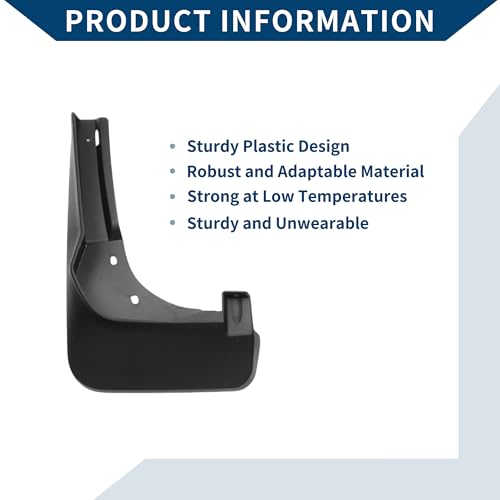 Image of Mud Flaps Splash Guards W /Mount Accessories for Mercedes-Benz GLC Low-level Configuration without Pedal 2023-2024 Front and Rear Mud Guards 1 Set