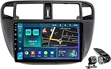 honda ej9 vtec ✦【Multifunktionales 2-Din-SAT-NAVI】Satellitenradio mit integriertem Mikrofon, unterstützt GPS/Bluetooth 4.0/5.0 (Musik und Freisprechanrufe)/WLAN/4G/5G/1080p-Video/voller RCA-Ausgang/USB/Größerer IPS-Touch Bildschirm-/Spiegelanschluss/Lenkradsteuerung/Rückwärtsbild/Fahrzeuginformationen/mehrsprachig/Plug-and-Play, Unterstützung externer DVR/TPMS/OBD2/DAB+/CarPlay/Dashcam usw. (optional) Rückfahrkamera + vorderer DVR-Laufwerksrecorder (Geschenk).