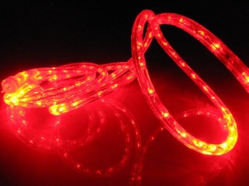 KUKUU RD018-2A38-120 Vivid Red LED Kit 18Ft Rope Lights, Blue and White