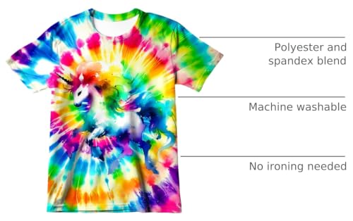 Image of Graphic Kids Tie Dye Shirt Size 4-10