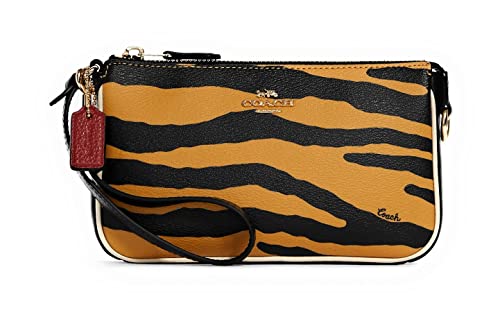 Coach Bolso Nolita 19 para mujer, Im/Honey/Black Multi con estampado de tigre, Large