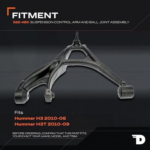 Bras de suspension Dorman 522-480 avant gauche pour direction fluide - 3
