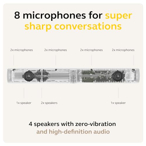Image of Jabra PanaCast 50 - Intelligent 180 Panoramic-4K Meeting Room Video Camera - Inclusive Video Conferencing Camera with Full Room Coverage, Easy to Set-Up Wide Angle Webcam with Microphones - Grey
