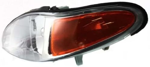 Headlight Headlamp Assembly Composite Clear Lens Driver Left Side For Ford Escort 1997 1998 1999 2000 2001 2002 - FO2502137