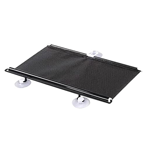 フロントガラスサンシェード,カーローラーブラインド格納式サンシェード - サンバイザープロテクターは99の紫外線を遮断し、赤ちゃんのために車両を涼しく保ちます