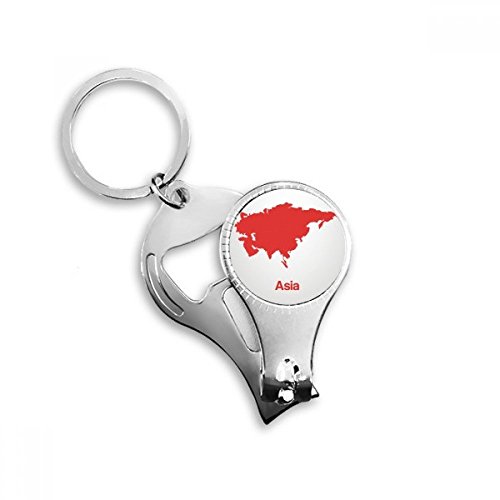 Porte-clés décapsuleur Asie rouge accessoire ouverture canette métal - 2