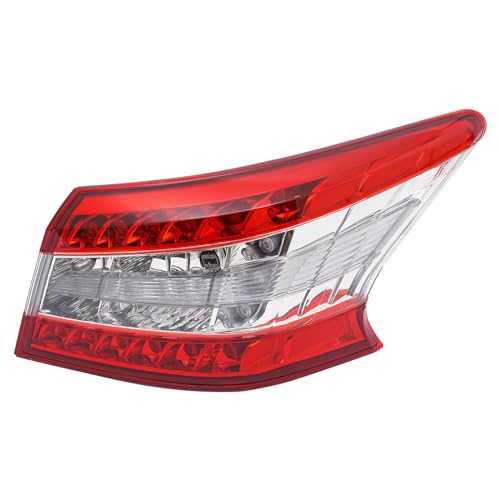 Tail light Assembly For 2013 2014 2015 Nissan Sentra LED Brake Lamps 265553SG0A, 265503SG0A Direct Replacement Right Passager Side Assembly (RH)