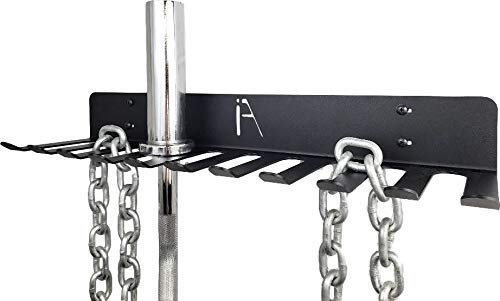 IRON AMERICAN Omega Multi-Purpose Gym Storage Wall Rack, 11 Prong 23 Inch, Heavy