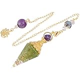 Wünschelrute - Wird verwendet, um Informationen zu erhalten, auf die die bewussten Sinne keinen Zugriff haben, und um die Selbstintuition zu verbessern. Ideal für Wahrsagerei, Reiki-Heilwerkzeug und Wicca-Browser. Wann immer Sie Schwierigkeiten haben, Entscheidungen zu treffen, kann dieses magische Pendel Sie durch Beantwortung von Ja- oder Nein-Fragen zur richtigen Wahl führen.