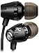 Sentey® In-ear Earbuds Headphones Amplitude X360 (Black) with In-line MIC Headphone Ls-4201 Aluminum Housing - Earbud with Mic Earbuds with Microphone and Volume Control Earphones - 15mm Driver Size for Better Bass - Earbuds for Men/woman Earbuds for Kids Girls and More - Compatible with Apple Iphone Ipad Ipod Smartphone Samsung Galaxy and Music Player - Gaming or Music Use Best Match Earphones in Ear Pc and Music Headset