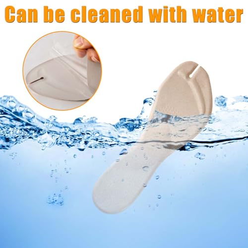 4 inserciones adhesivas para sandalias tipo flip flop para mujer miniatura 5
